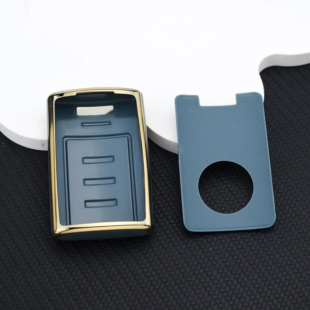 Car Key Case Cover for Cadillac CTS ATS 28T CTSV XTS DTS SLS SRX Escalade Chevrolet C7 Corvette TPU Anti-scratch Bag Key Chain