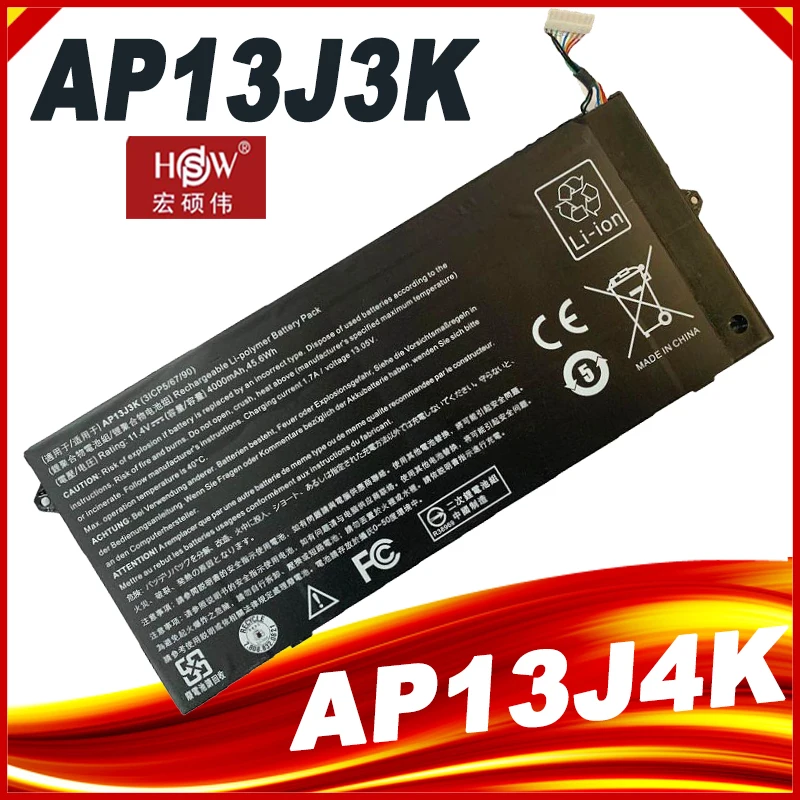 New AP13J3K Laptop Battery for ACER Chromebook C720 C720P C740 AP13J4K C720-2420 C720-2802 C720-2844 C720-3404 C720-2848