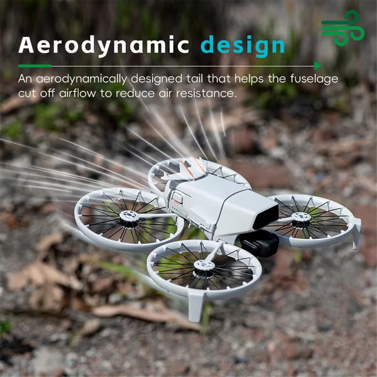 Flip Battery Tail Wing for FLIP Flight Battery Protective Buckle Lock Drone Rear Anti-Fall Protection Bracket