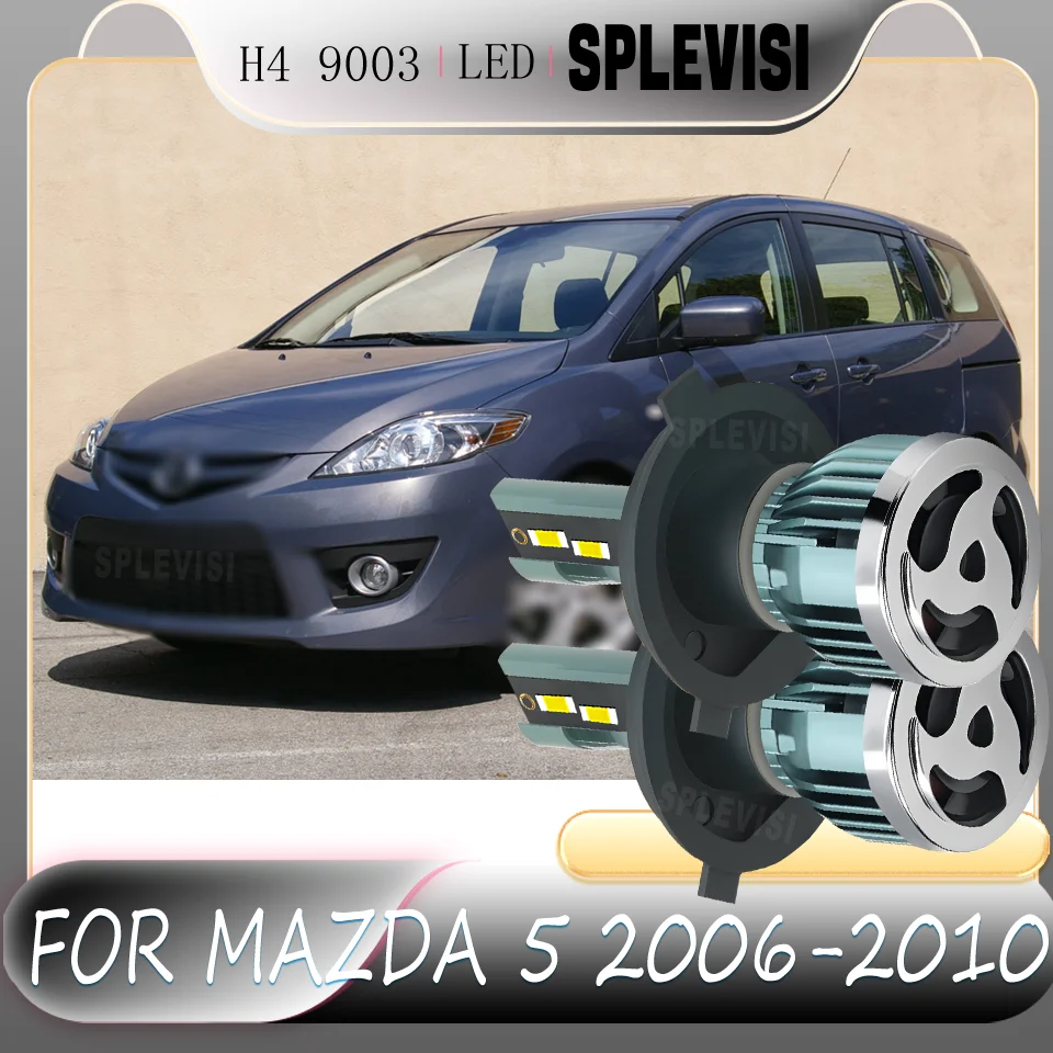 

waterproof IP68 Reliable All-Weather Longer Life Upgraded High Low Beam LED Headlight Bulbs For Mazda 5 2006 2007 2008 2009 2010
