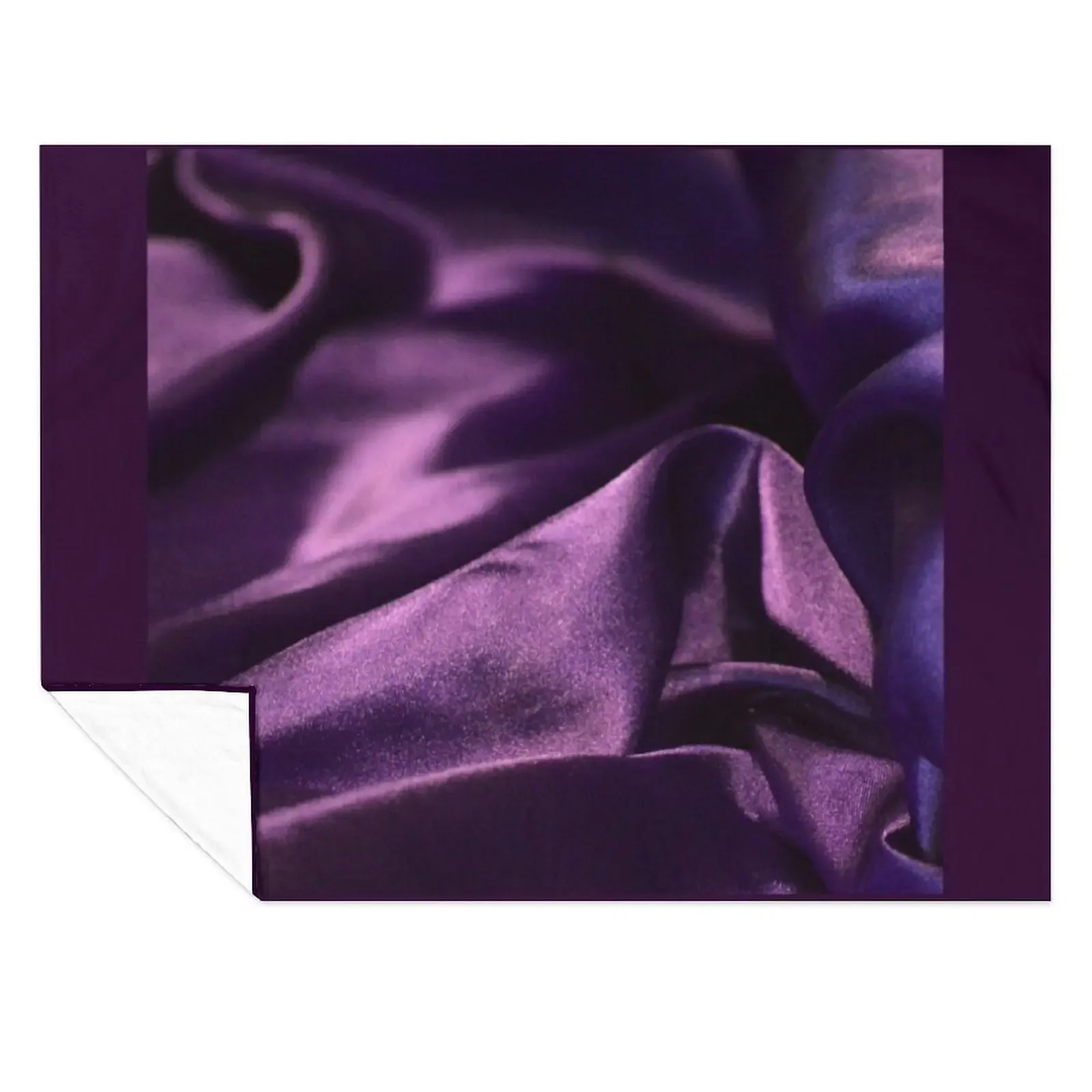 

Purple silk Throw Blanket Sofa Quilt sofa bed Hairy Furry Blankets