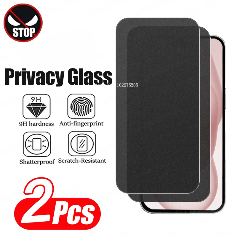 2PCS Privacy Screen Protector Tempered Glass for Google Pixel  1 2 3 4  3A XL Tempered Glass On Google 4 5 6 7 8A