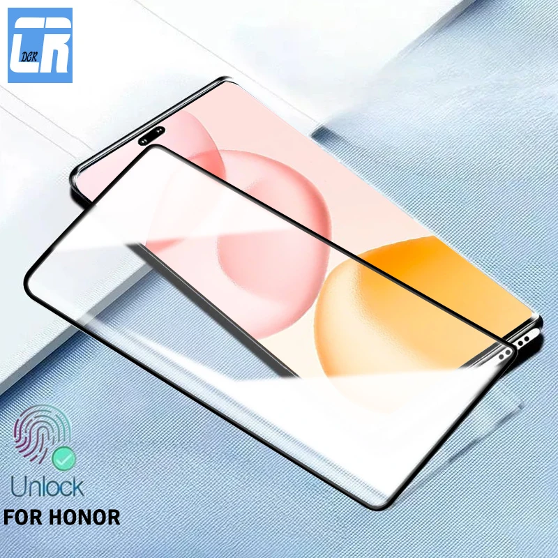 

High-end 3D Curved Full Glue Unlock Tempered Glass For Honor 400 Pro 300 Ultra 200 100 90 Screen Protectors for Honor Power Film