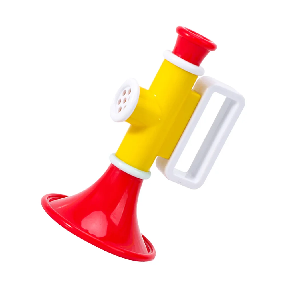 1 stks creatieve lichtgewicht plastic trompet muziekinstrument blazen speelgoed educatief voor kinderen trompet speelgoed