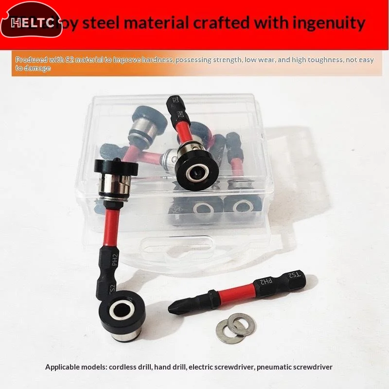3pcs Magnetic Positioning Screwdriver Bit Set Easy to Use Screw Locating Batch Head for Student School Handcraft Projects
