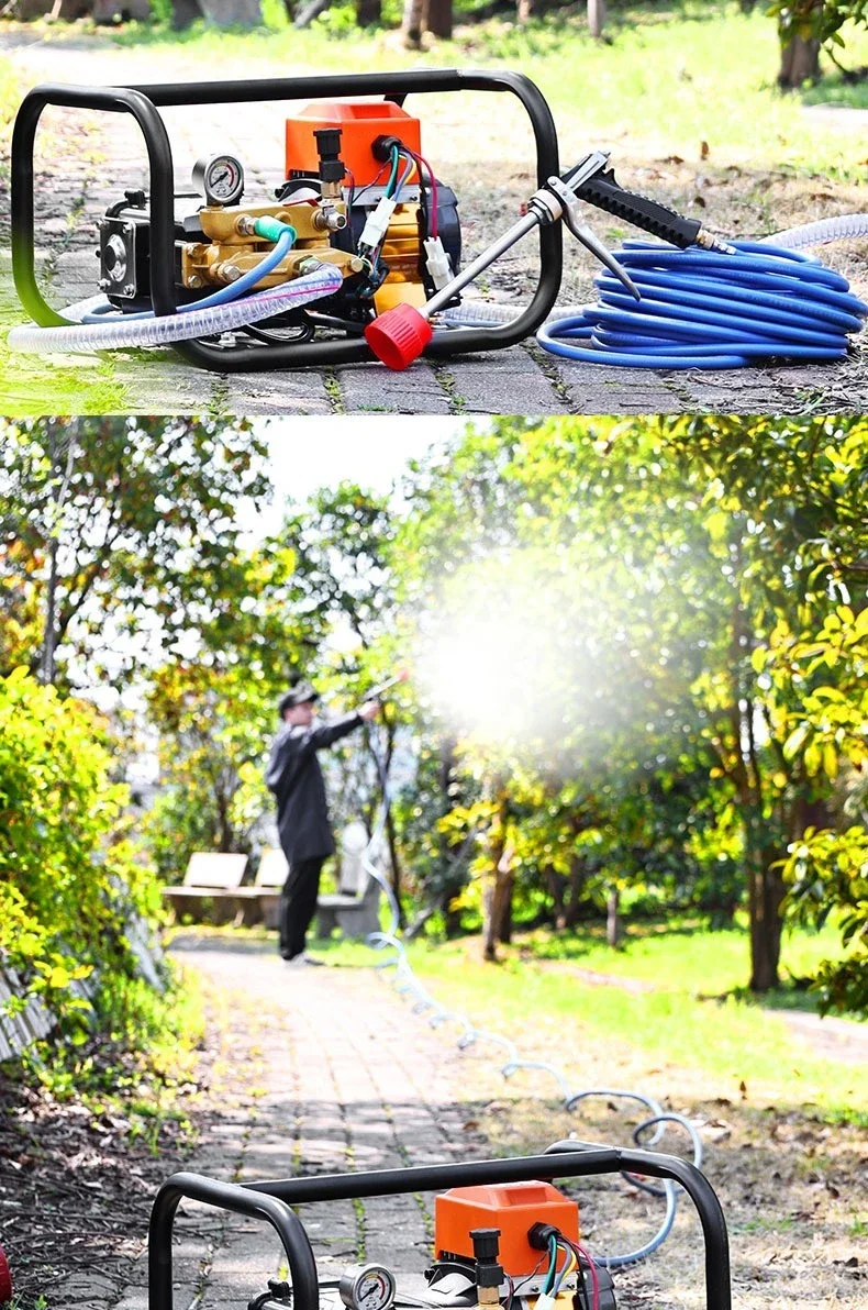 1pc High-power, high-pressure, plug-in three-cylinder sprayer for agricultural use; 48V-72V electric sprayer.