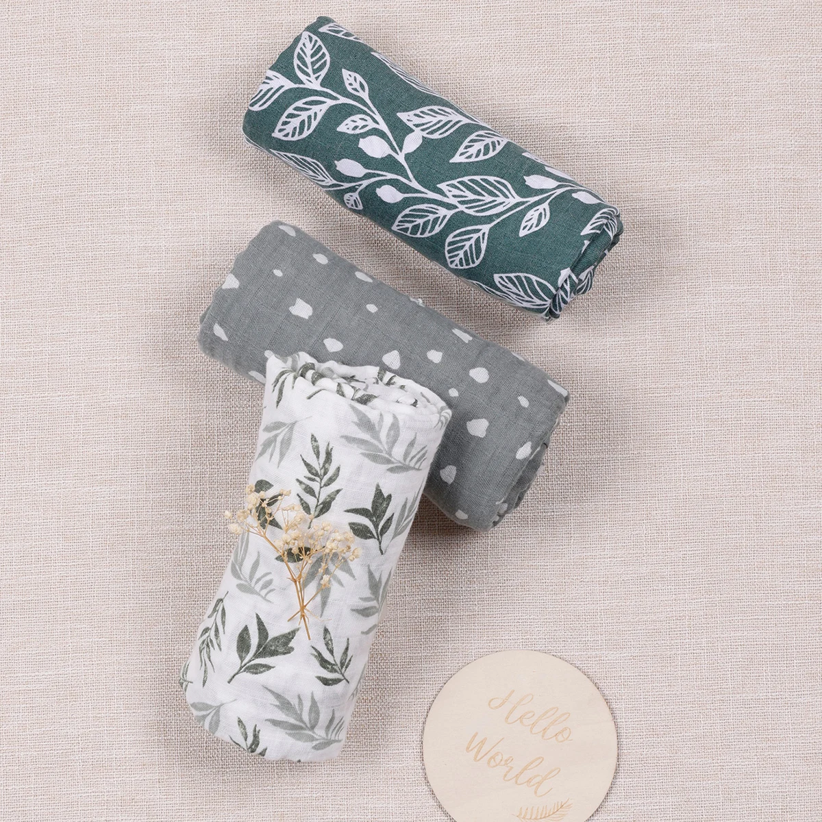 HappyFlute 3 pezzi/set morbida - Muslin Swaddle Wrap recensione e prezzo