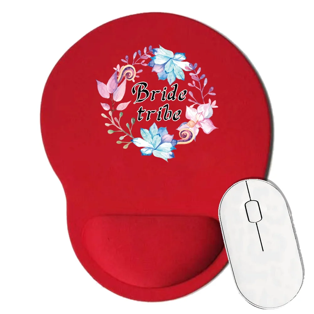 Mouse Pad Desk Mat for PC Laptop Ergonomic Non-Slip Mousepads Wrist Pad Print Bride Mouse Mats for Office Accessories