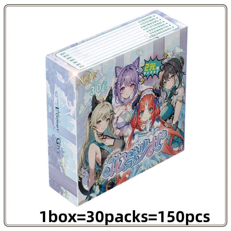Flower Girl Goddess Story Collection Cards Booster Box Tcg CCG Box Cool Summer Exquisite Girl Card Party Game Table Toys