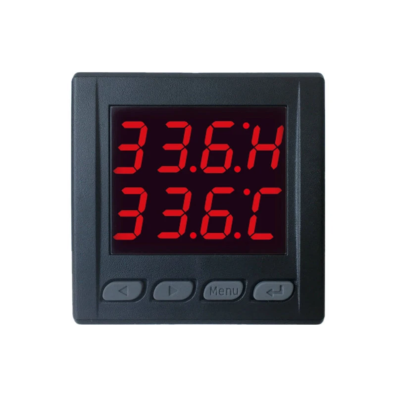 WIFI APP Remote Control Dual Temperature Humidity Controller Upper Lower Limit Alarm Switch of Digital Display Screen