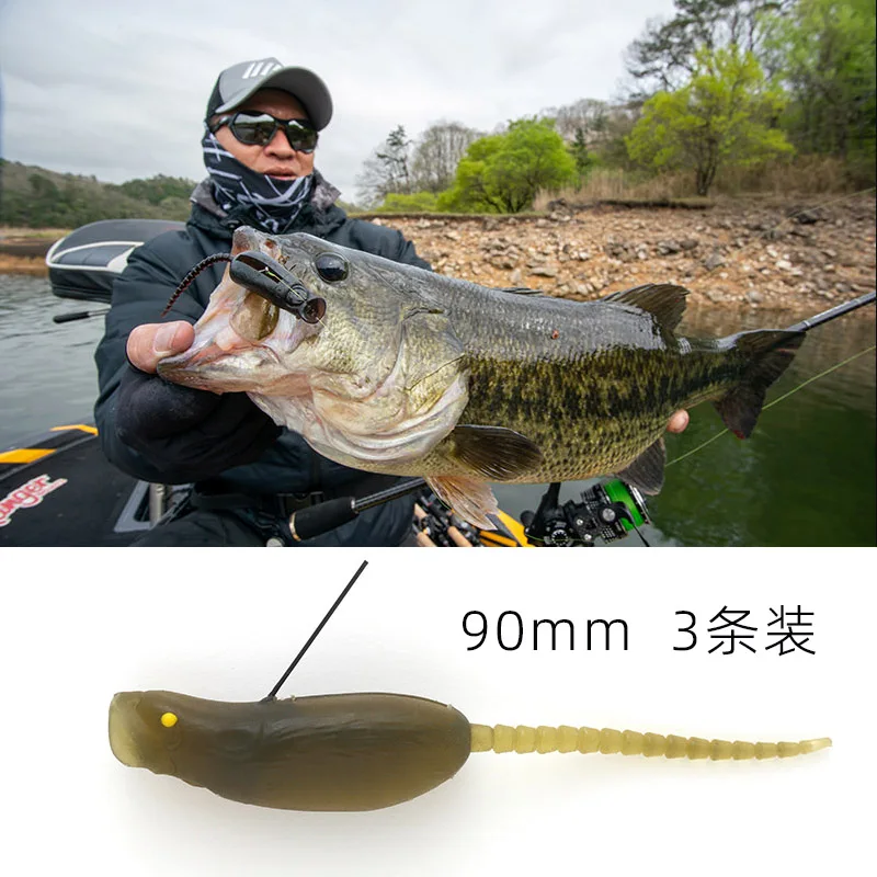 IMAKATSU PopperMouse Lure Grass Area Water Surface Mouse Water Surface Soft Bait