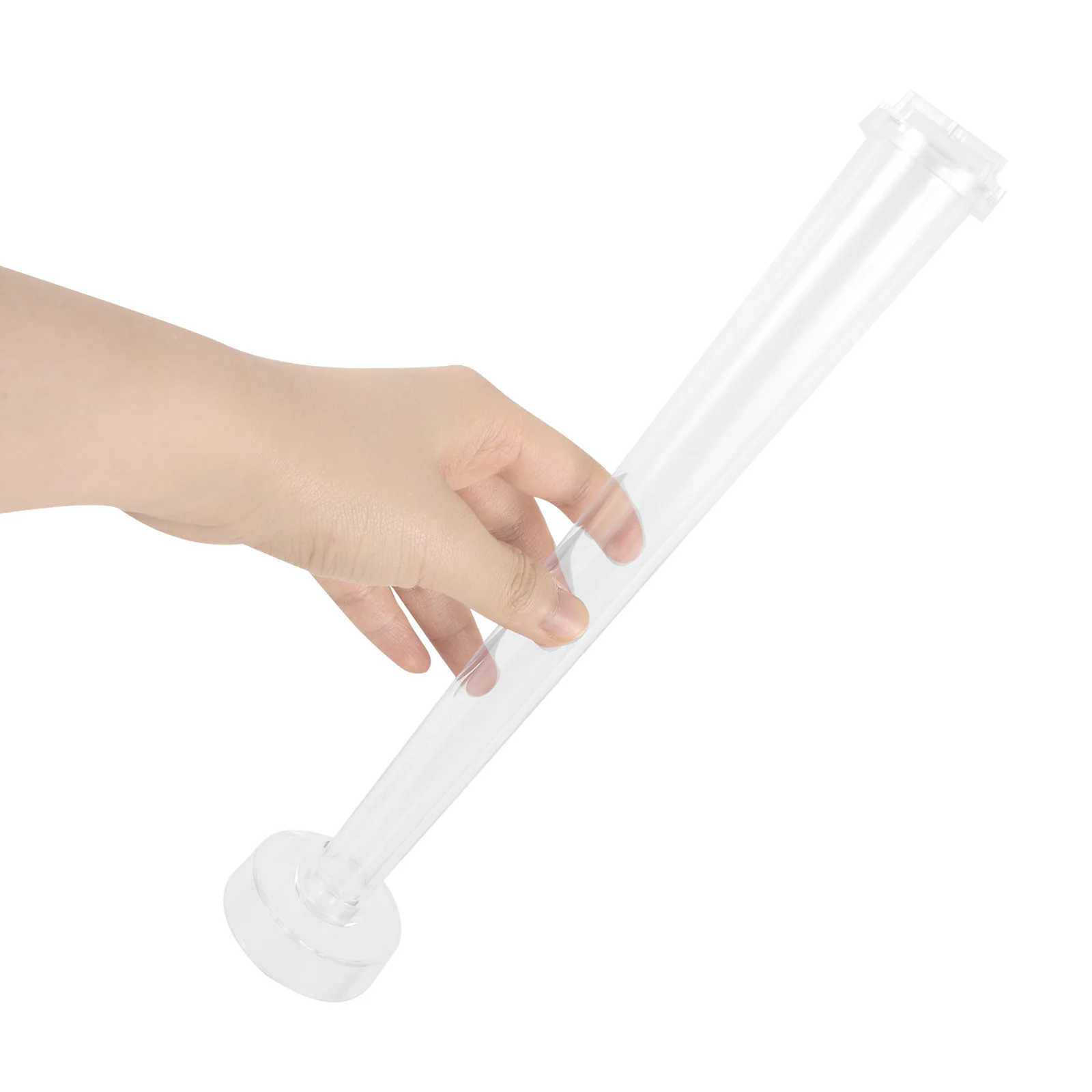 

2pcs Transparent Plastic Mold Diy Taper Candles Making Durable Craft Kit Home Decor Scented Molding Accessory