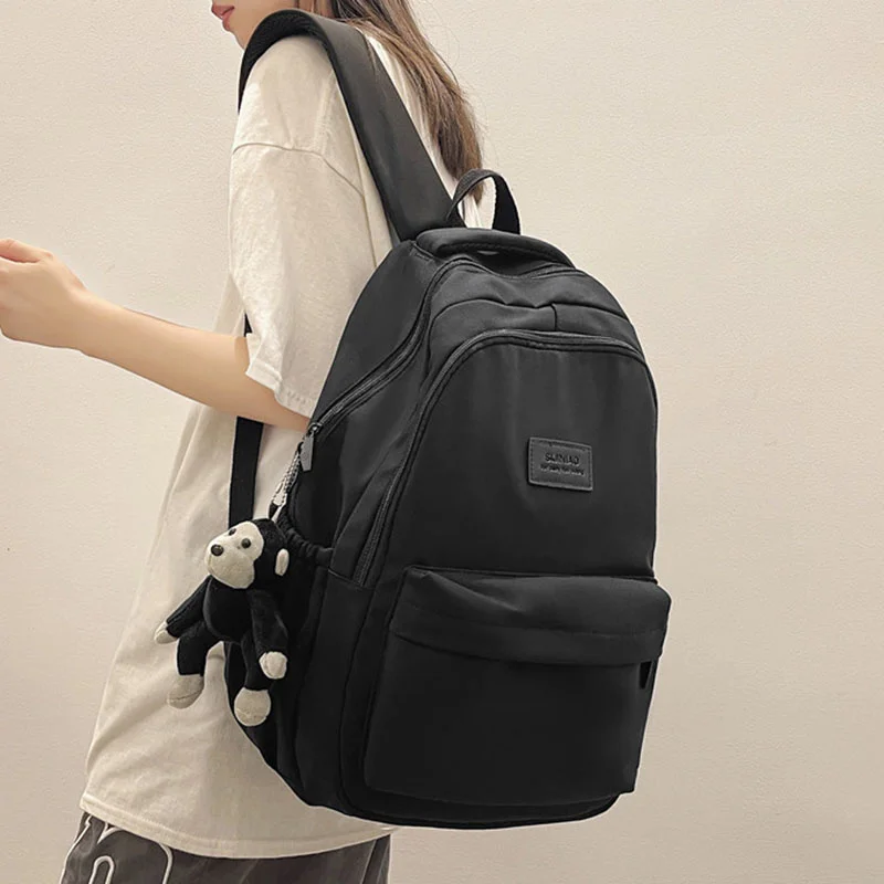 high school backpack student simple style Laptop Backpack large capacity School bags for women College Student bookbag