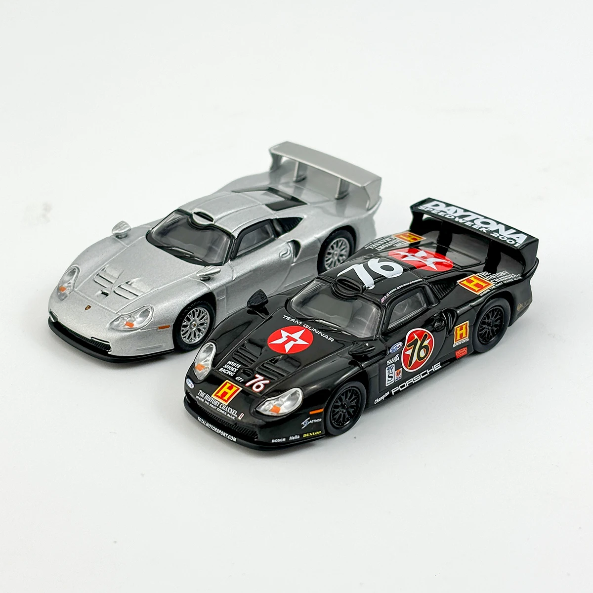 Sparky 1:64 Scale Diecast Alloy Porsche 911 GT1 EVO Supercar Toys Cars Model Classics Adult Gifts Souvenir Static Display