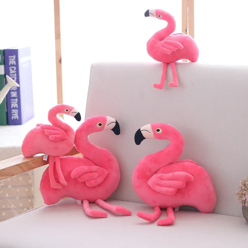 Soft Plush Stuffed Animal Flamingo Pillow Kawaii Peluche Room Decoration Kids Birthday GiftRealistic Flamingo Plush Toy