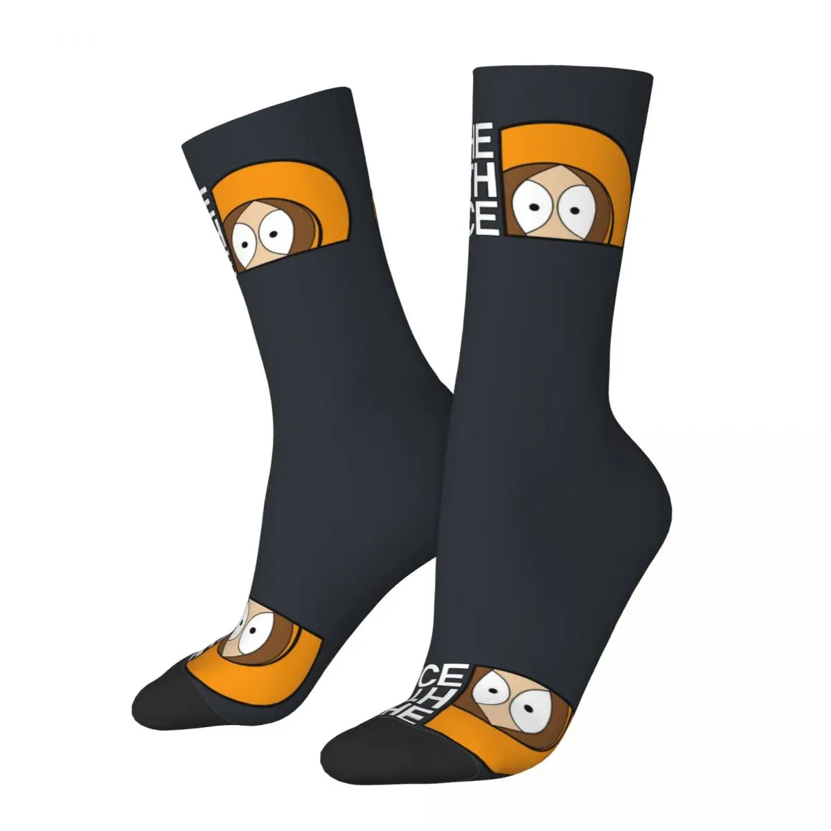 Hip Hop Retro The South Face Men's Socks Unisex S-South Parkk Harajuku Seamless Printe Novelty Crew Sock official-website fugees