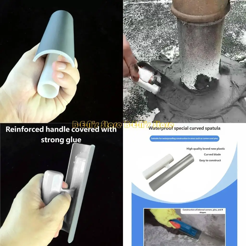 Y1AD Easy Cleaning Arched Forming Tool Curved Corner Trowel For Professional Grade Waterproof Paint And Microcement Projects