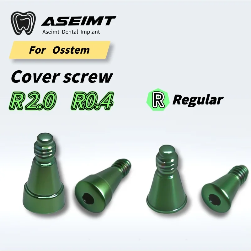 

For Osstem Cover Screw Healing Cap OEM ODM Dental Implant Abutment System Customized Lab Supplies 2.0/0.4R
