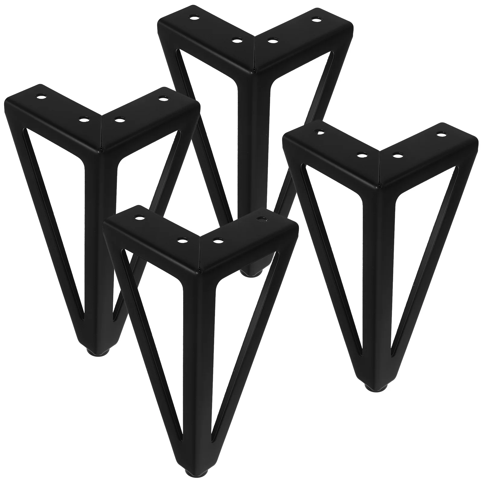 

1Set Heavy Duty Metal Furniture Legs Replacement Sofa Feet for Home Office Coffee Table Cabinet Support Black Furniture Legs