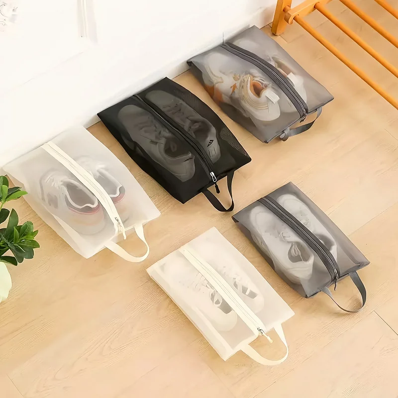 Sacs à chaussures pliables en maille