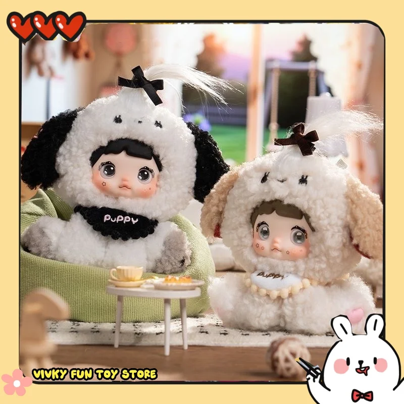 

Новая серия Nommi Sitting Zoo, слепая коробка, кавайные виниловые куклы, декоративные украшения, милые праздничные подарки