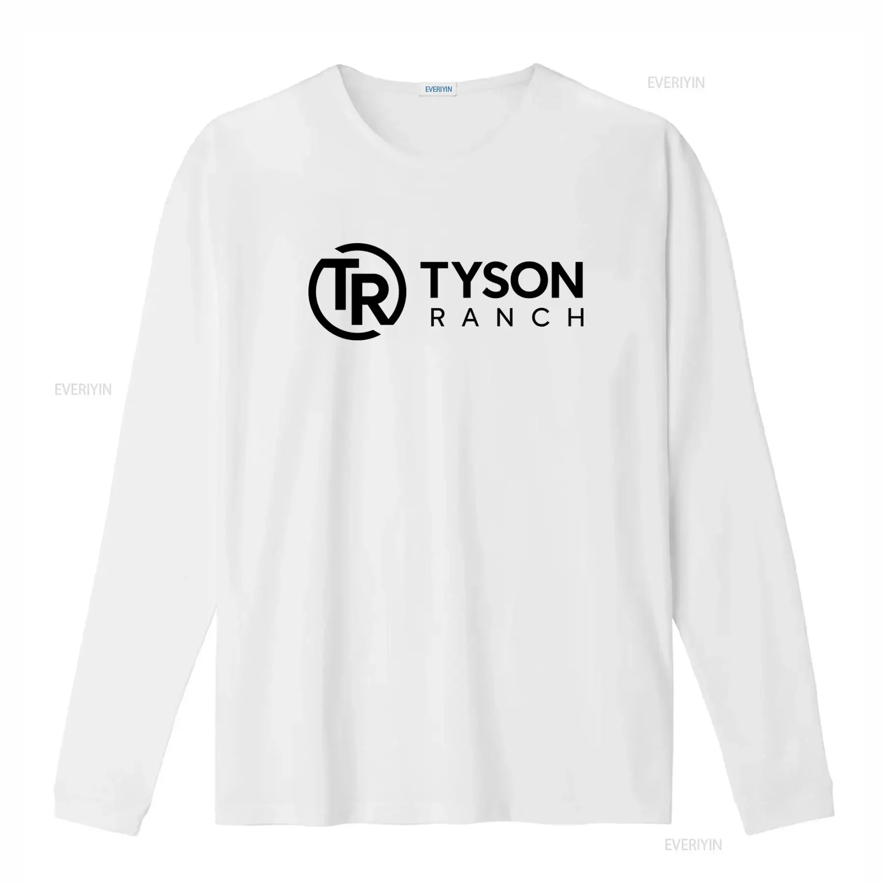 Tyson Ranch Print T Shirt Streetwear Casual vintage Washed Comfortable Unisex Versatile streetwear Top For Everyday Wear Soft