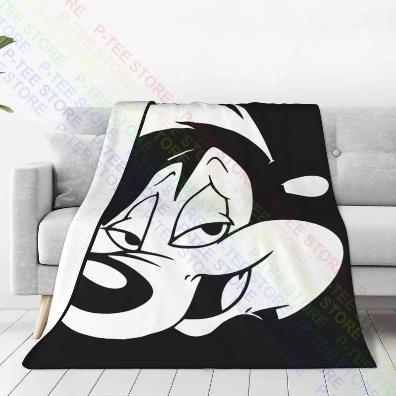 Pepe Le Pew Slash Guns N Roses 01 Blanket Plush Flannel All Season Cover Blanket For Sofa Bedroom