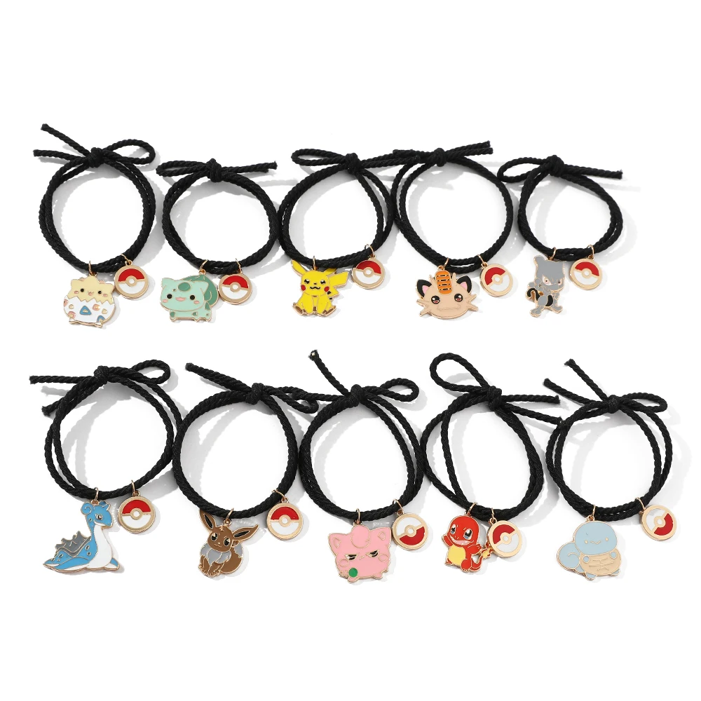 Bandai Anime Pokemon Pikachu Jigglypuff Eevee Bulbasaur Charmander Cosplay for Women Hair Bands Cute Headband Hair Accessories