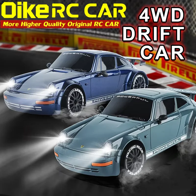 Oike Remote Control RC Drift Car with LED Lights Radio 4WD 20KM/H High Speed RTR RC Racing Truck Vehicle Toy Gift for Kid Adult