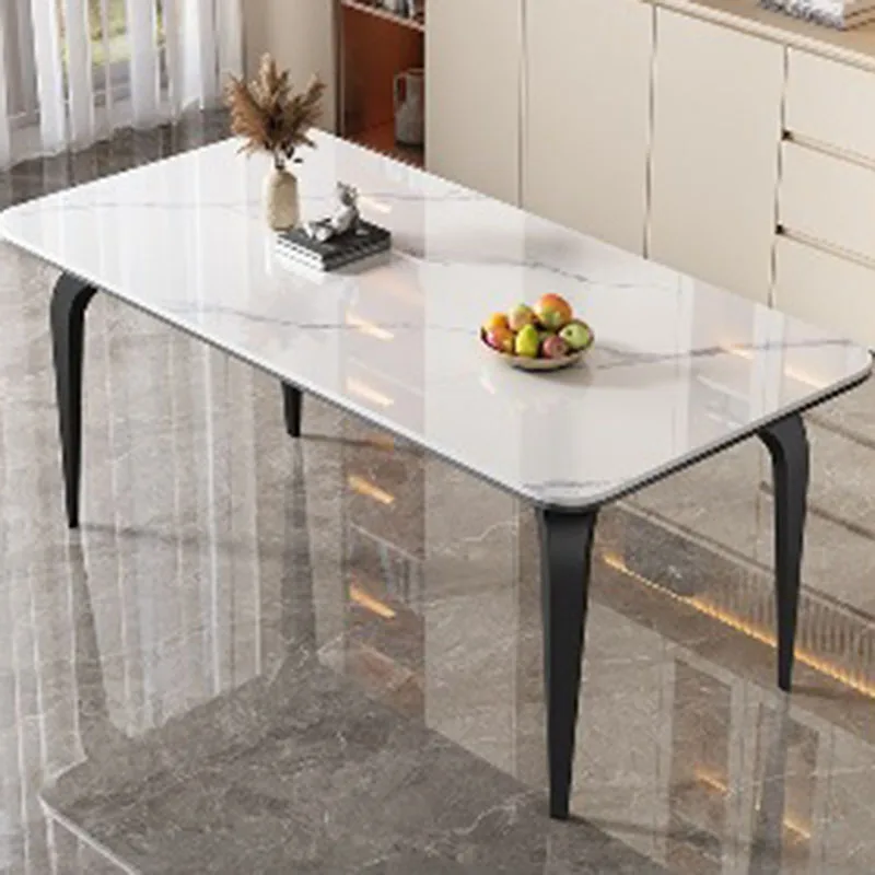 Party Restaurant Dining Table Luxury Design Relaxing Salon Cheap Dining Table Creative Mesas De Comedor Space Saving Furniture
