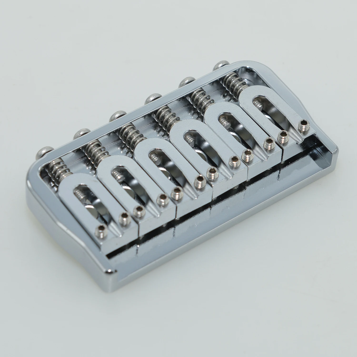 

Clearance sale!HS Style 6-String Brass Fixed Hardtail Guitar Bridge with .125 Floor Height Optional CNC Saddles