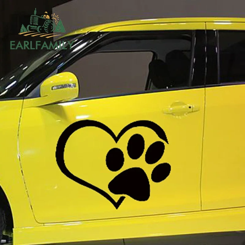 

EARLFAMILY 50 см x 43,75 см, 2x классическое сердце, фотоэлемент для автомобиля, грузовика, окна, двери, Виниловая наклейка для девочек, мальчиков, спальни, украшение для стен