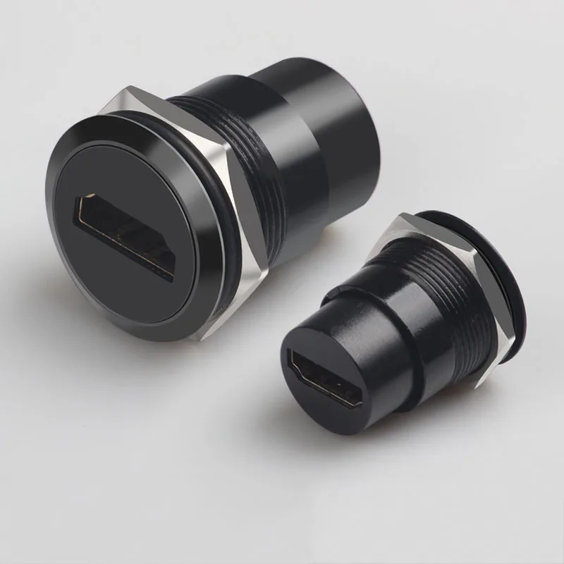 HDMI Panel-Mount Coupler F/F F/M 4K with 50mm extension cable  HDMI Panel Mount Adapter can be used with any HDMI compliantapter