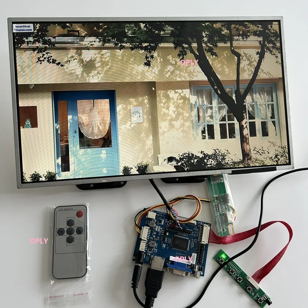 Controller board HDMI-compatible AV VGA Kit DIY for LP141WX3-TLB1 LP141WX3-TLN1 LP141WX3 1280×800 14.1"  30pin 1 CCFL LCD panel view 6
