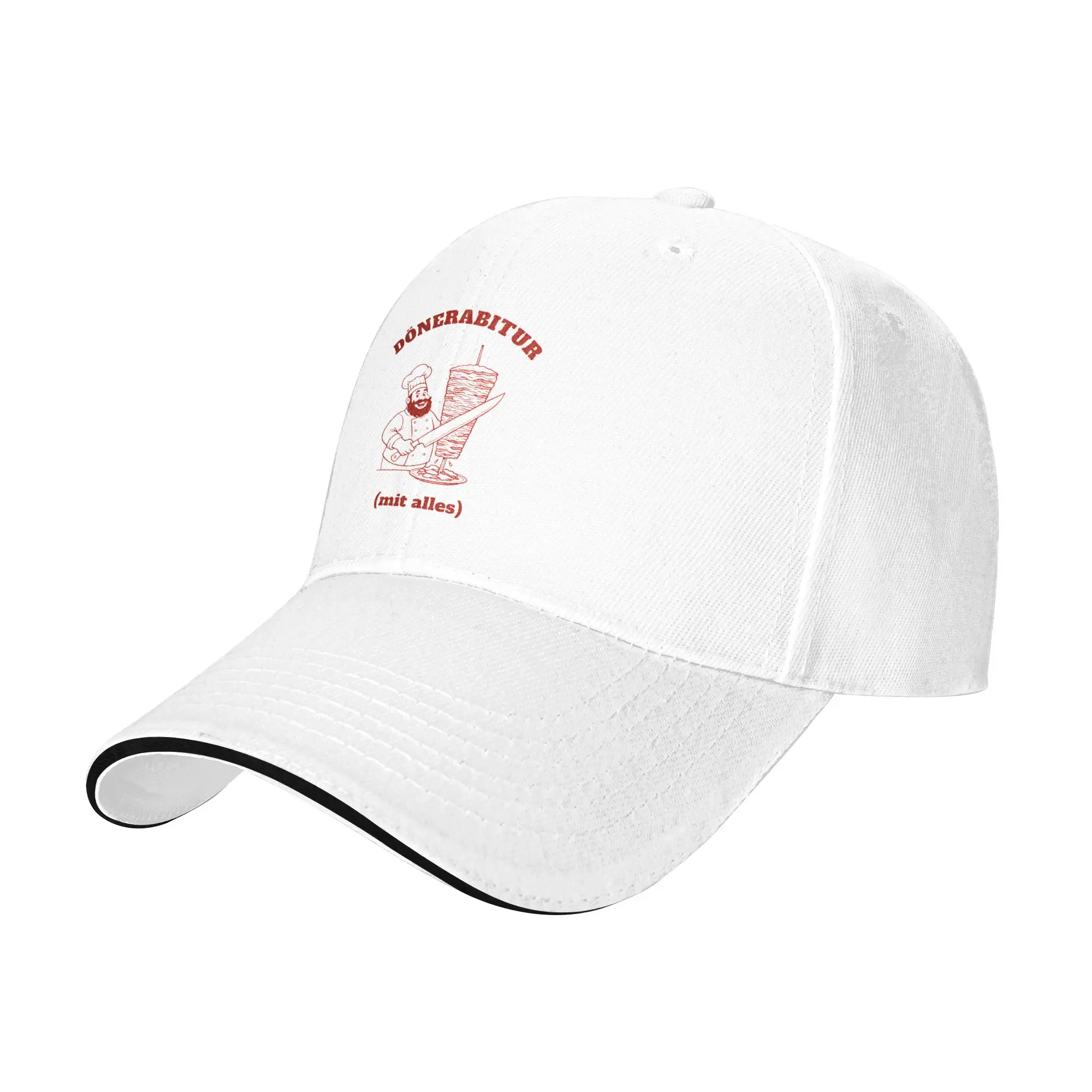 Doner Kebab Graduation Slogan Grill Master Sandwich Caps Men Women Casual Baseball Cap  Breathable Sports All seasons Hat Adult