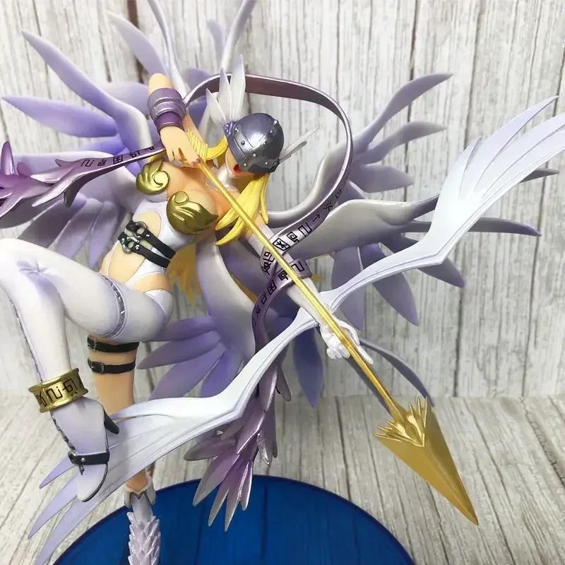 New Digimon Angewomon Magna Angemon Figurine Angewomon Anime Action Figure Pvc Model Doll Collection For Birthday Gift Toy