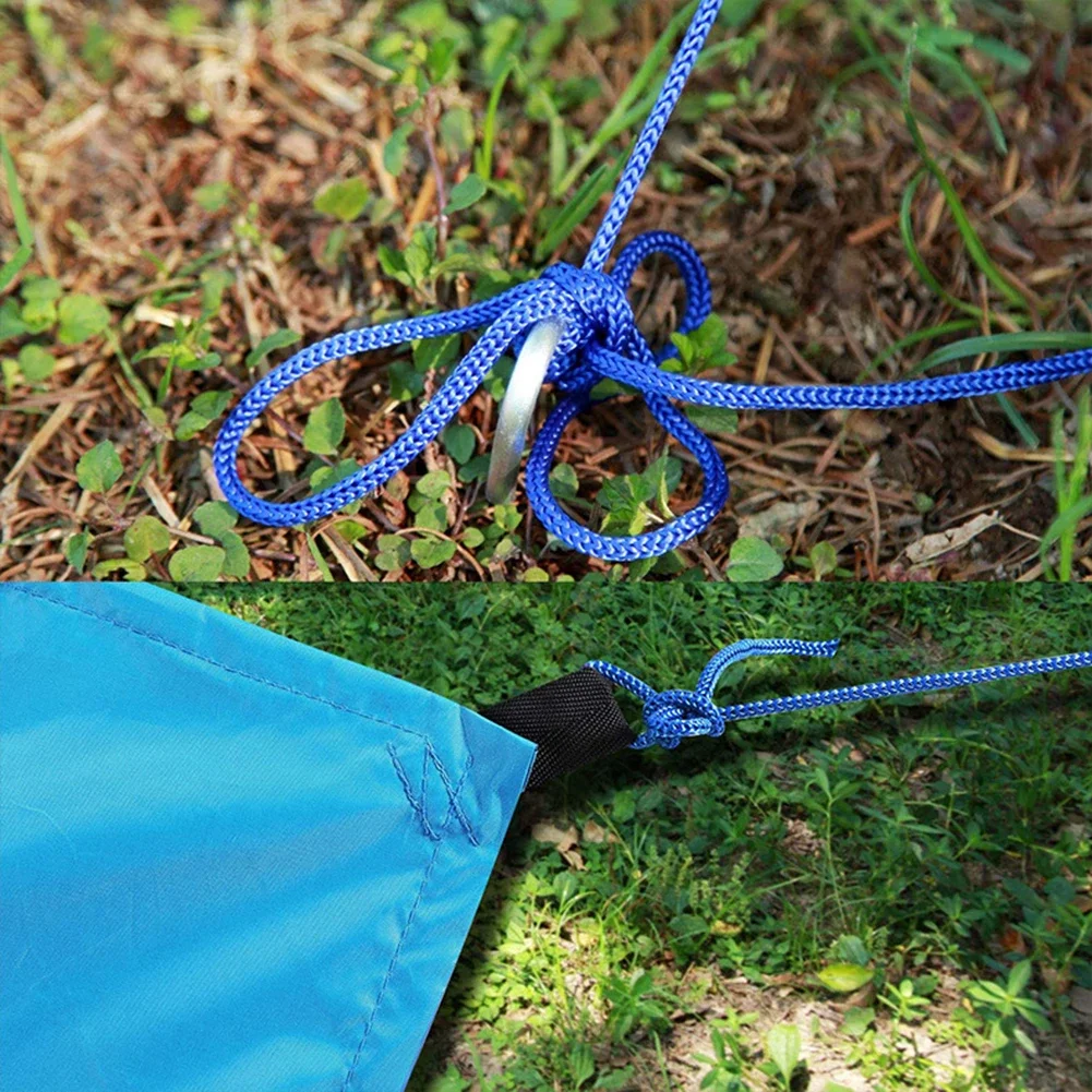 

Camping Trip Outdoor Adventures Outdoor Canopy Multifunctional Camping Tarp Portable Awning 210T Waterproof Polyester