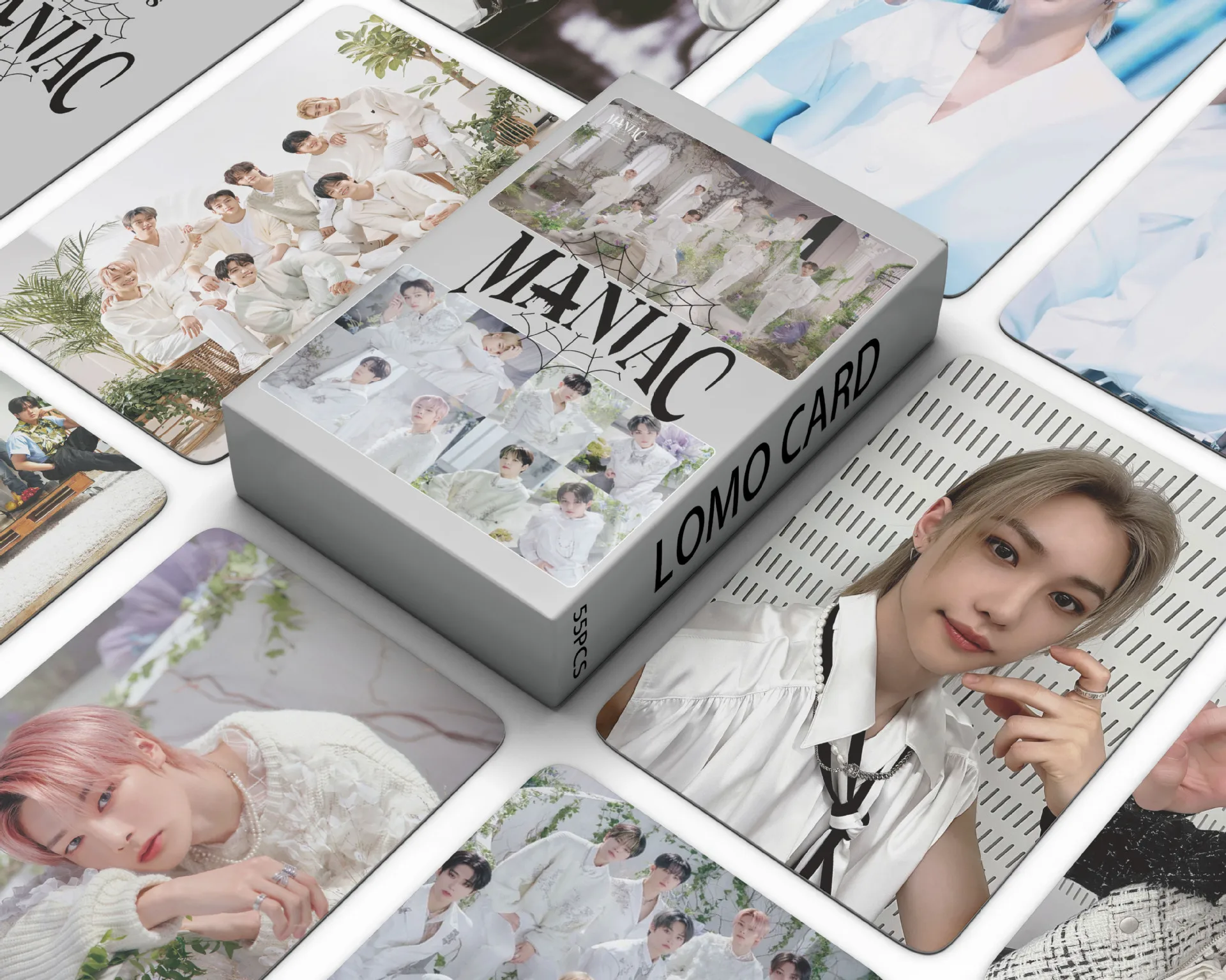 55Pcs/Set Idol New Album Lose My Breath Photocards Felix HyunJin Chan Woojin Minho Seungmin Jeongin Jisung Lomo Cards Fans Gift