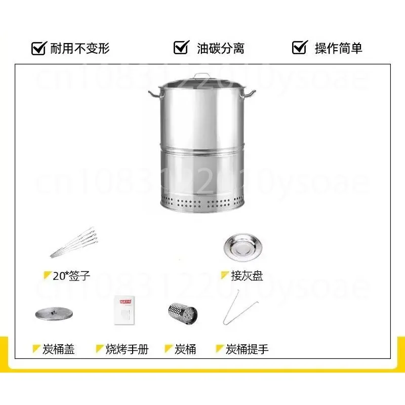 Commercial Stainless Steel Smoke Free Hanging Roaster Oven For Whole Chicken Duck Goose Lamb Leg Shish Kebab