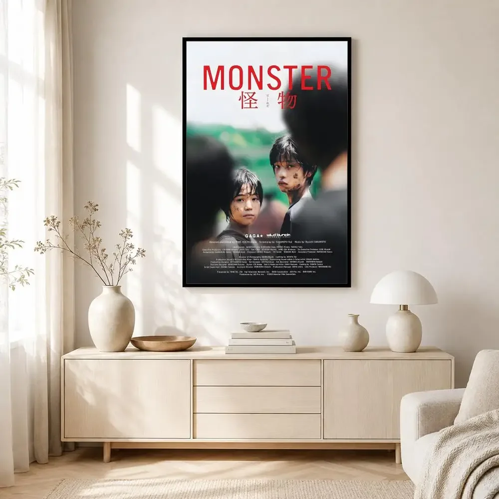 Movie M-Monster 2023 Poster Self-adhesive Art Waterproof Paper Sticker Coffee House Bar Room Wall Decor view 3