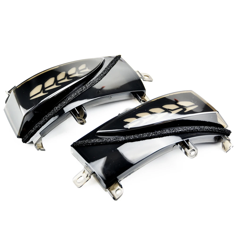 2 قطع الجانب الجناح مرآة LED ديناميكية بدوره مصباح إشارة لنيسان باترول Y62 2012-2018 أرمادا كويست RE52 لإنفينيتي QX56 QX80