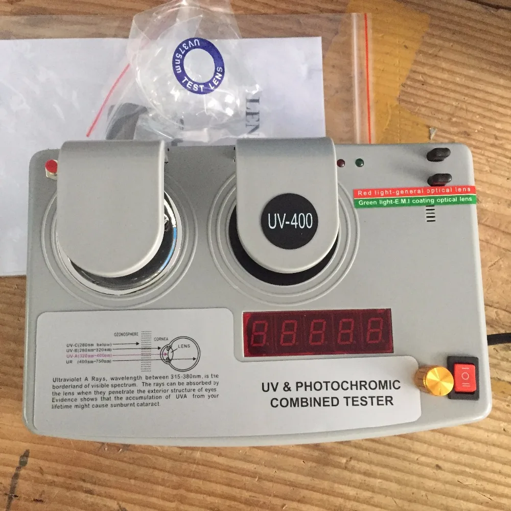 

AC 110V 50Hz UV-400 Color Lens Test Testing Instruments Optometry Equipment