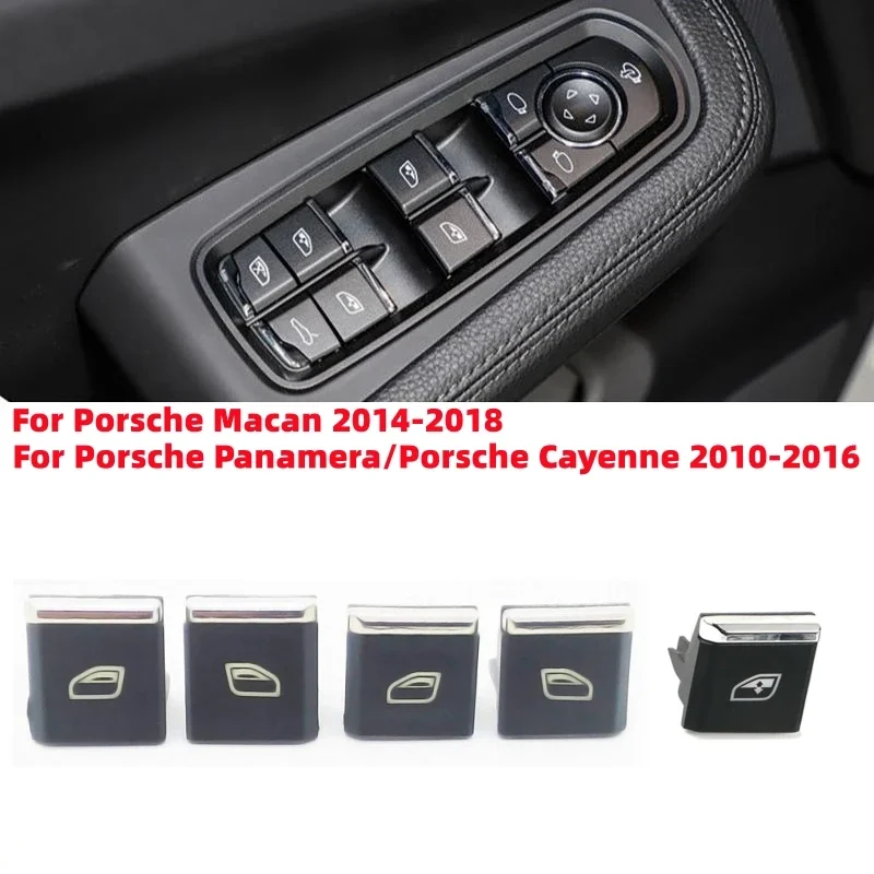 

Car Interior Driver Passenger Window Lift Push Switch Button For Porsche Panamera/Porsche Cayenne/Porsche Macan 2010-2018