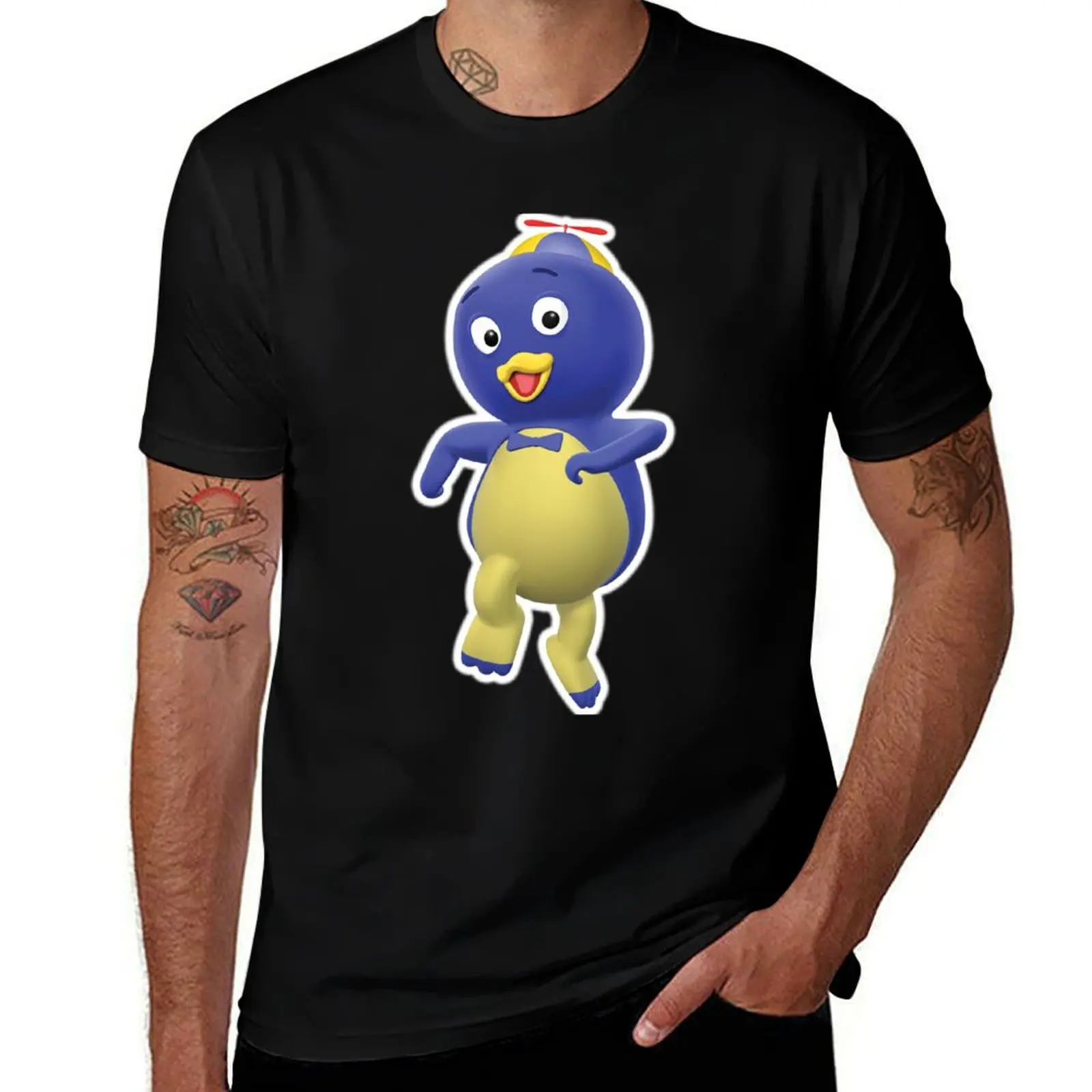 

The Backyardigans Pablo Happy T-Shirt man t shirts for men casual cotton t shirts man 100% T-Shirt