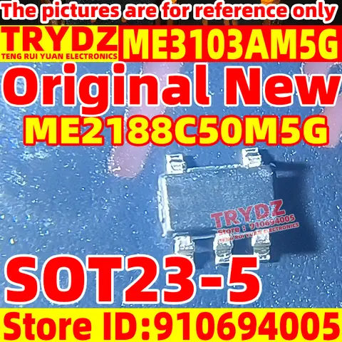 100-10pcs Original New ME3103AM5G ME2188C50M5G SOT23-5 Synchronous step-down DC-DC converter chip IC