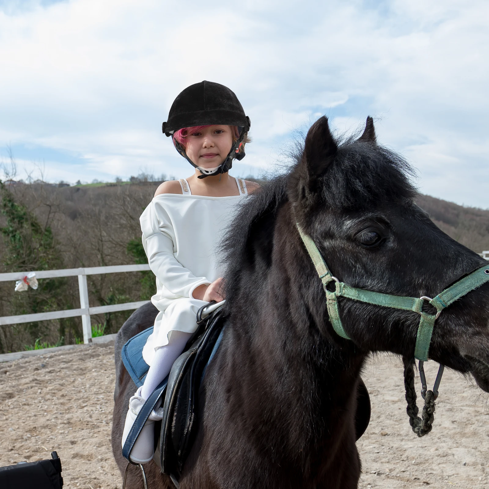 

Lightweight Equestrian Childrens Riding Hat Toddler Horse Covers Kids Protective Gear for