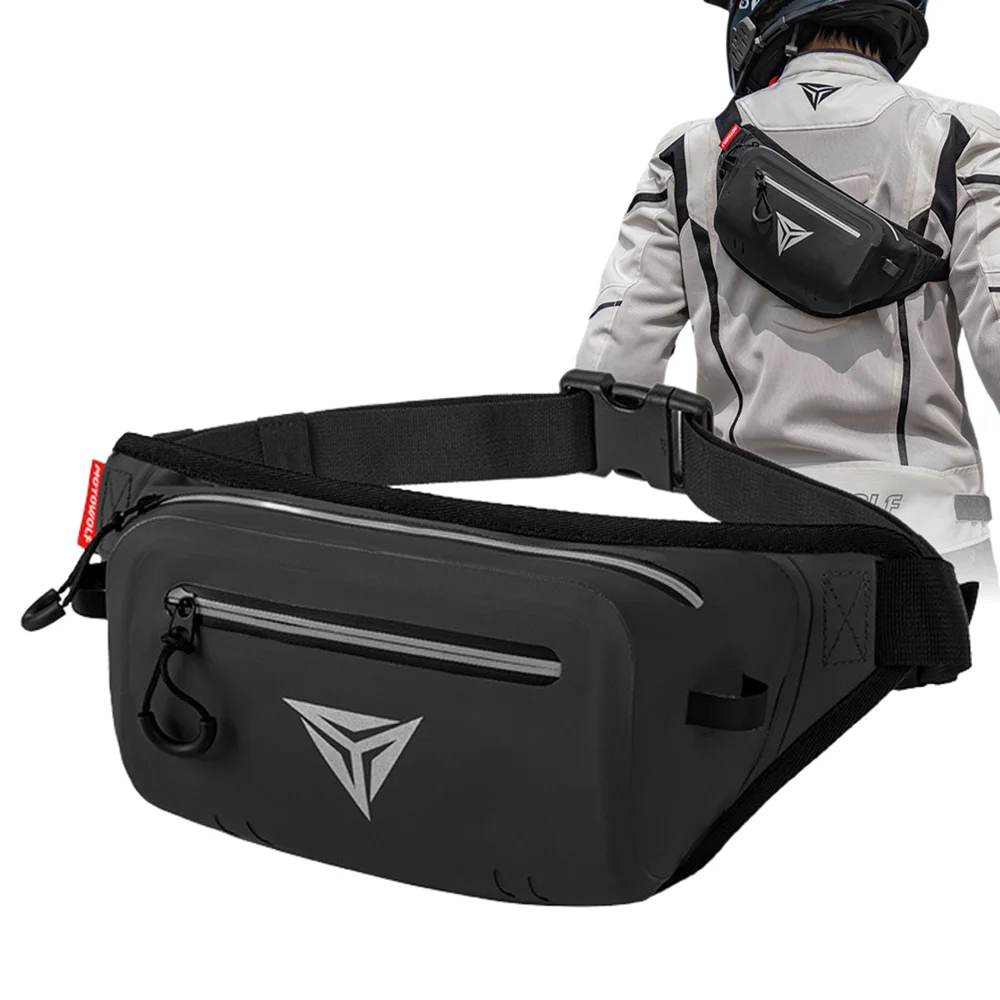 

Motorcycle Riding Waist Bag Waterproof and Wear-Resistant Crossbody Bag Casual Motorcycle Road Gear Multifunctional Storage Bag