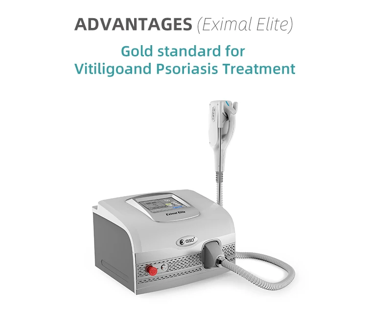 GSD 2020 Top Professional Design Skin Care Excimer Laser 308nm Psoriasis Vitiligo Laser Machine