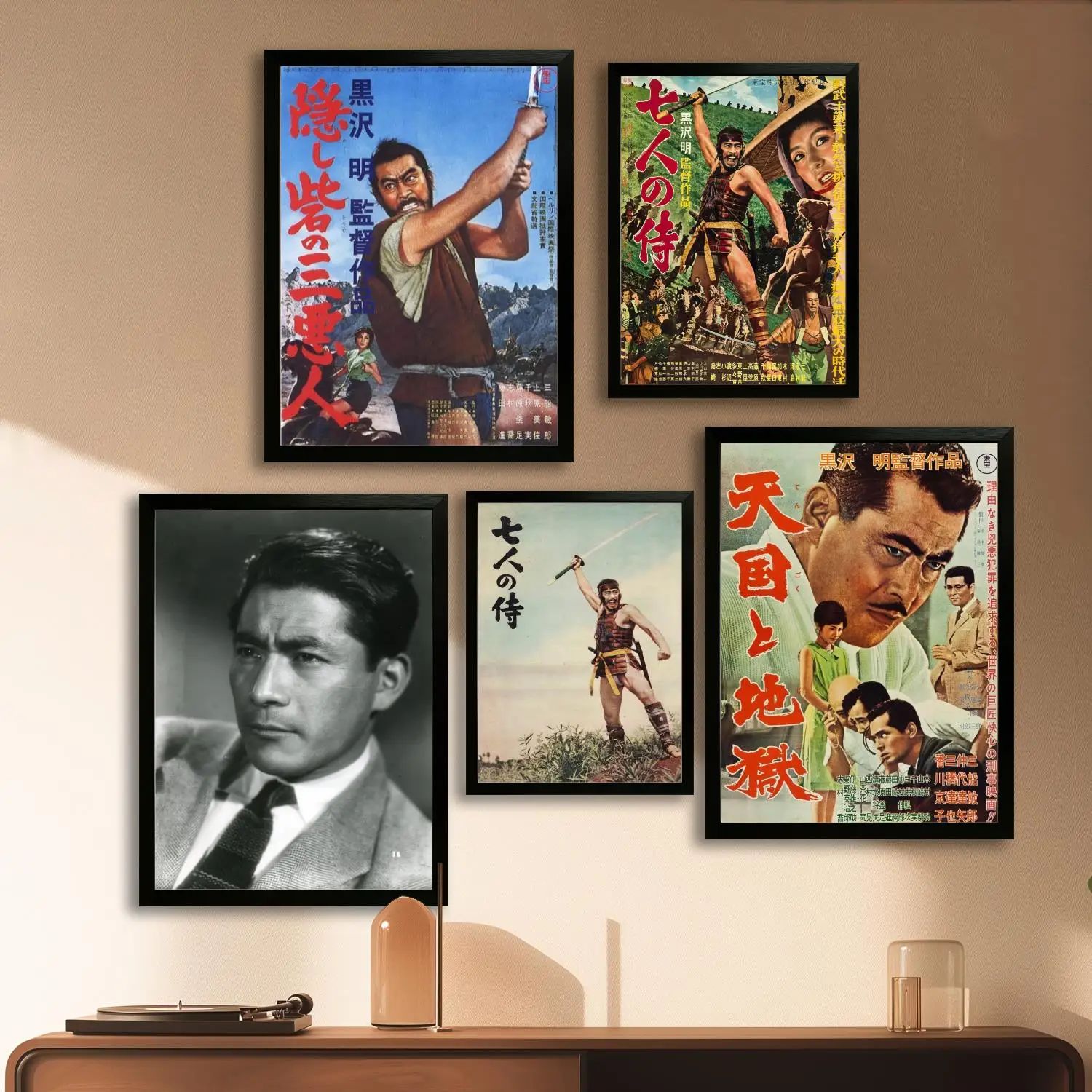 toshiro mifune Canvas Art Poster and Wall Art, Picture Print, Modern Family, Bedroom Decor, Posters,Decorative painting