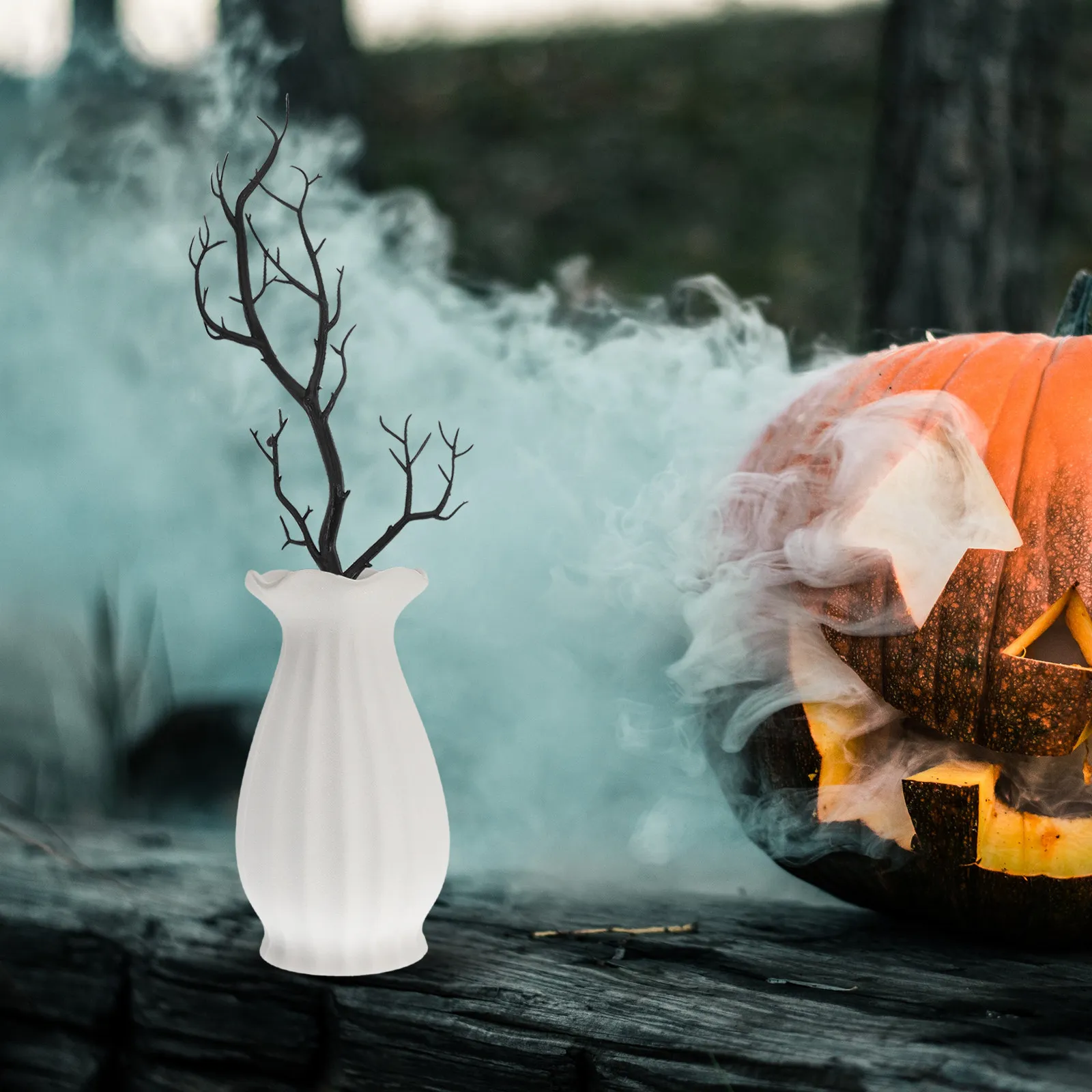 6 Stück künstliche Zweige für Vasen-Mittelstücke, künstliche Zweigzweige, Heim- und Bürodekoration, Halloween-Dekoration, künstliche Zweigornamente